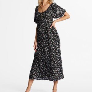 Billabong | True Romance Midi Dress (black midi dress)